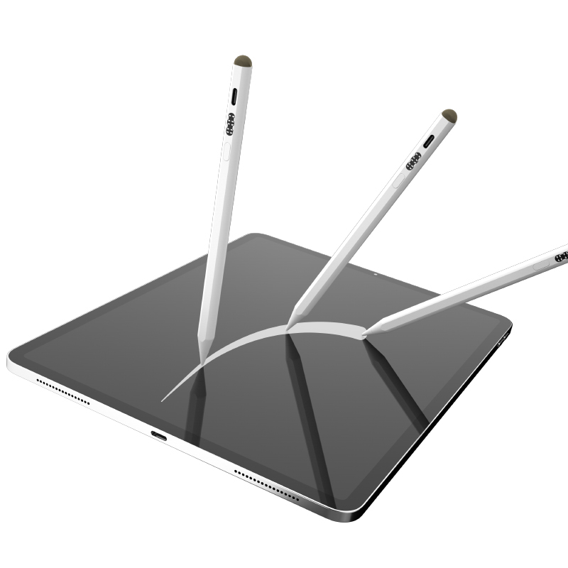 C15 Dual-Purpose Active Stylus Pen with Passive Fiber Tip for iPad and All Touchscreens